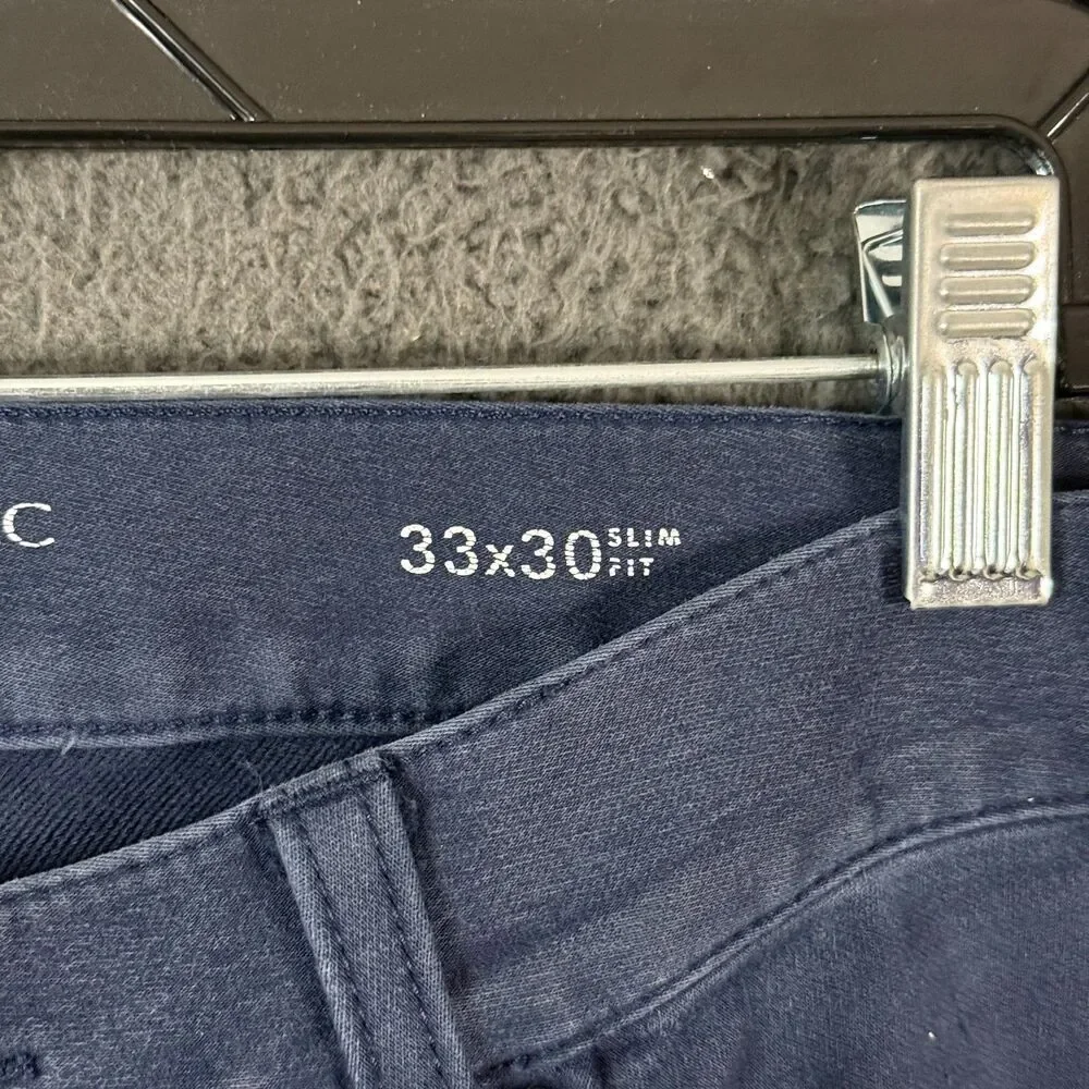 Banana Republic Traveler Jeans Mens 33x30 Blue Slim Fit Stretch Denim Pants